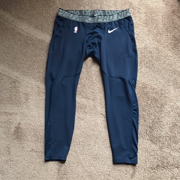 Nike NBA Pro Warm Compression Pants AA0058-419 NEW - Picture 1 of 5